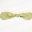  Hair Bow Clip - Green Pattern