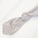  Hair Bow Clip - Purple Floral