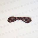  Hair Bow Clip - Strawberries on Black