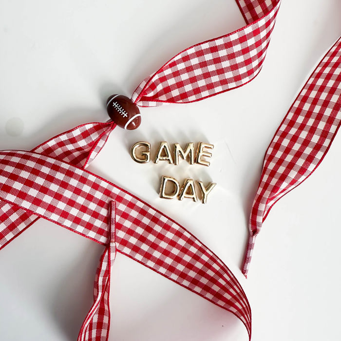 Game Day Gingham Sneaker Lace Charm Set – Gameday