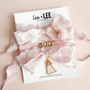 PINK  “Boo” Halloween Sneaker Charm Lace Set – Ghost & Bow Details