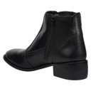 Size 9 Black Natty Leather Ankle Length women Boots