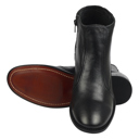 Size 9.5 Black Natty Leather Ankle Length women Boots