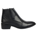 Size 11 Black Natty Leather Ankle Length women Boots