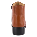 Size 6 Brown Natty Leather Ankle Length women Boots