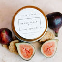  Handmade Luxury Soy Candle | Brown Sugar and Fig  Scent 4 oz 