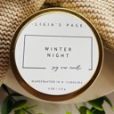  Luxury Soy Candle | Winter Night Scent 4 oz 