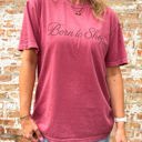 2X Brick Born to Shop Comfort Colors Tee