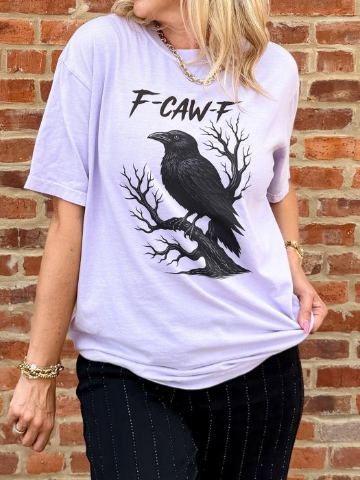 F-Caw-F Halloween Comfort Colors Graphic Tee