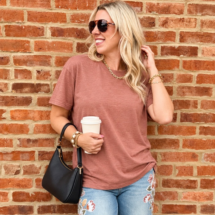 Favorite Heathered Bella+Canvas Tee for Women