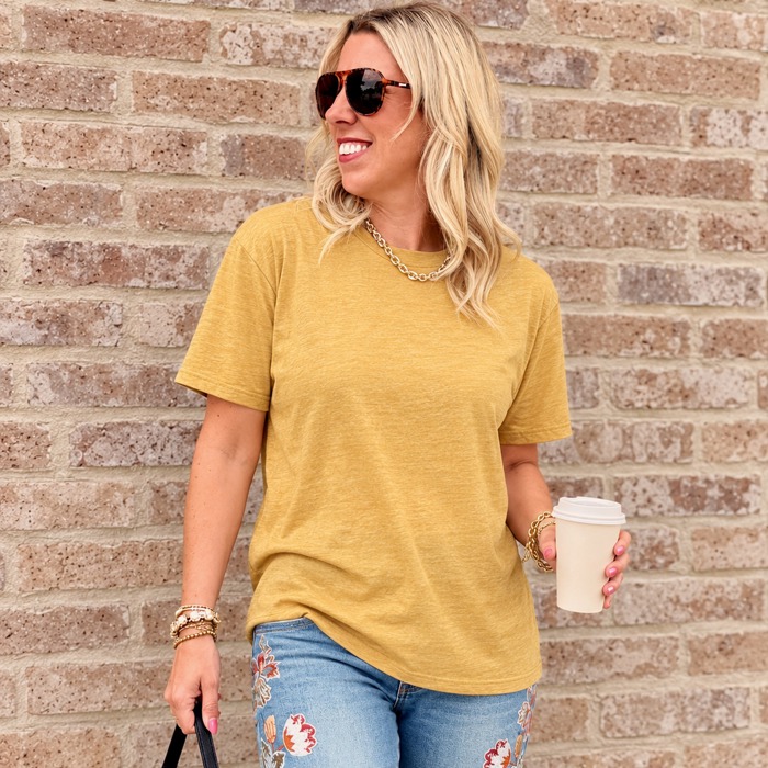 Favorite Heathered Bella+Canvas Tee for Women