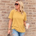 Small Heather Mustard Favorite Heathered Bella+Canvas Tee for Women