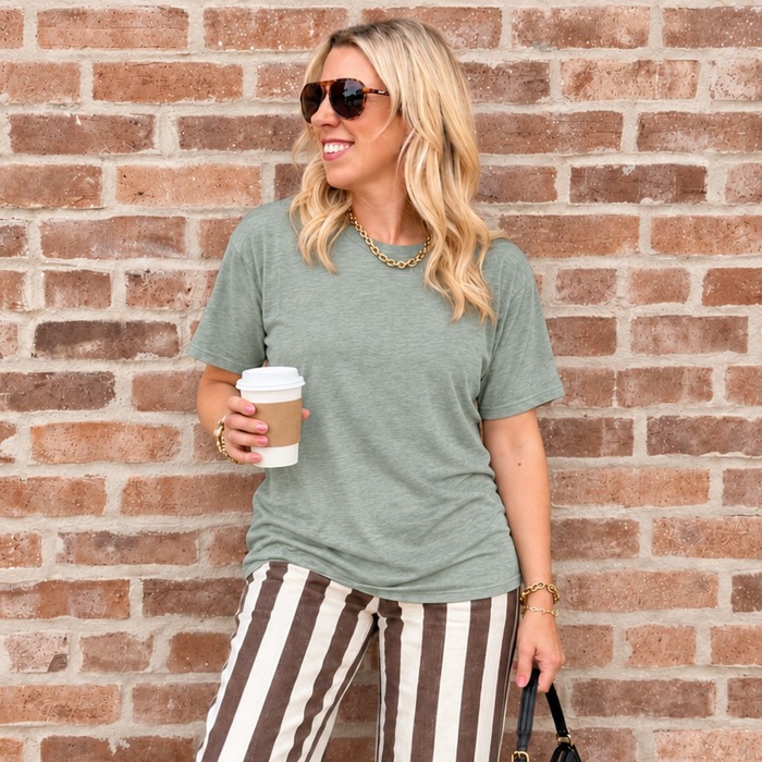 Favorite Heathered Bella+Canvas Tee for Women