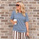 Small Heather Slate Favorite Heathered Bella+Canvas Tee for Women