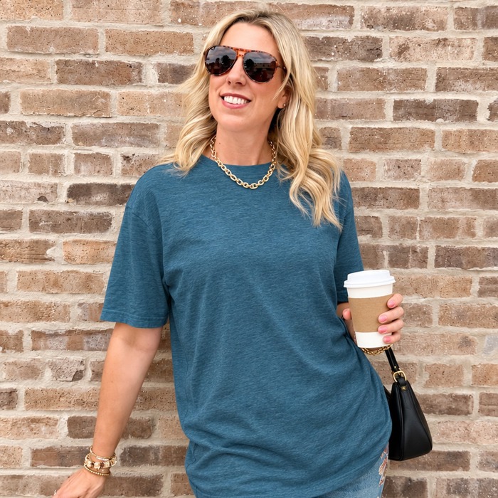 Favorite Heathered Bella+Canvas Tee for Women
