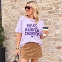  Make Heaven Crowded Comfort Colors Christian Graphic Tee
