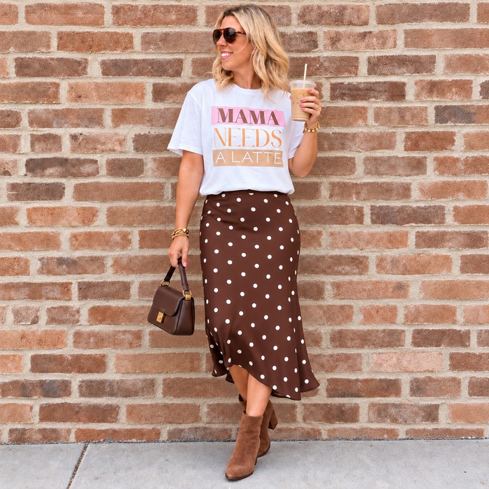 Mama Needs A Latte Comfort Colors Graphic Tee