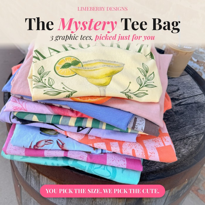 The Mystery Tee Bag: 3 Graphic Tees