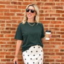 Small Forest Favorite Solid Color Bella+Canvas Tee for Women