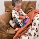  Football Print Quilted Bamboo Blanket - 1.0 Tog