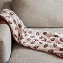  Football Print Quilted Bamboo Blanket - 1.0 Tog