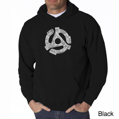 Record Adapter - Men's Word Art Hooded Sweatshirt