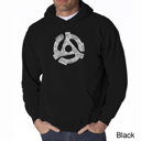  Record Adapter - Men's Word Art Hooded Sweatshirt