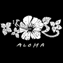  Aloha - Mens Word Art Hooded Sweatshirt