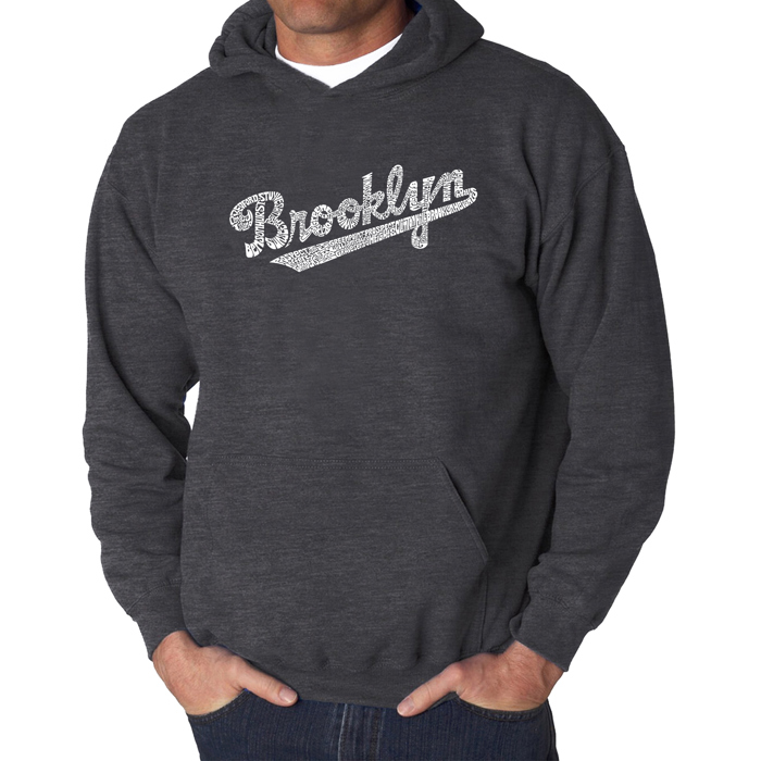 Brooklyn Neighborhoods - Men's Word Art Hooded Sweatshirt