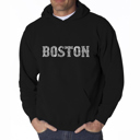  Boston Neighborhoods - Mens Word Art Hooded Sweatshirt