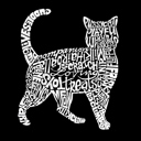  Cat - Men's Word Art Hooded Sweatshirt