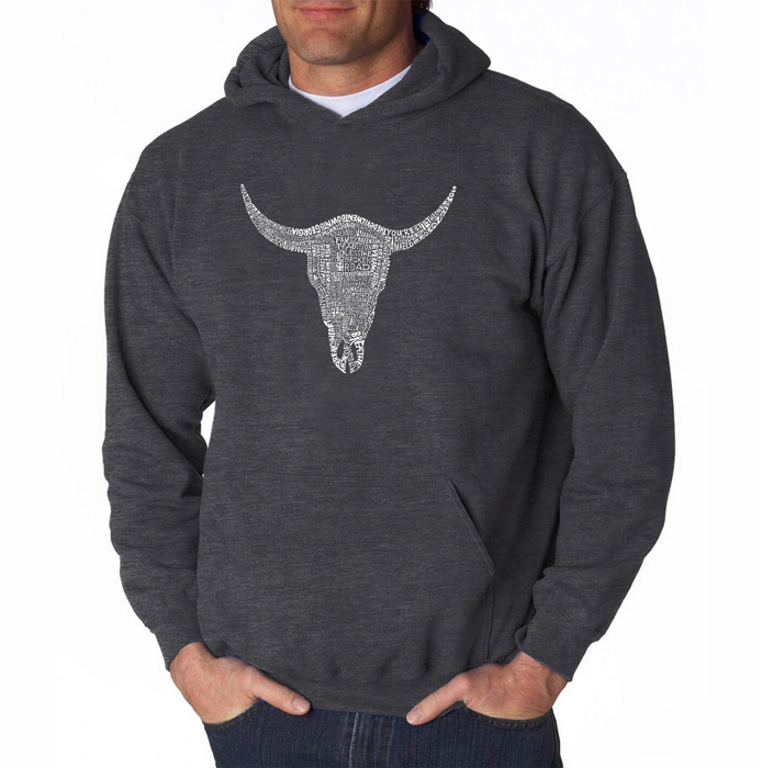 Country Musics All Time Hits - Mens Word Art Hooded Sweatshirt