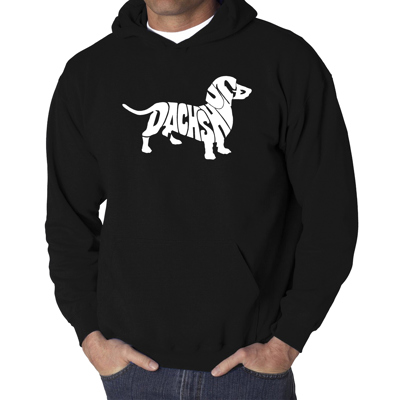 Dachshund - Men's Word Art Hooded Sweatshirt