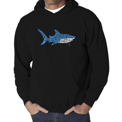 Daddy Shark - Men's Word Art Hooded Sweatshirt