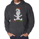  Christmas Elf - Men's Word Art Hooded Sweatshirt