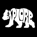  Explore - Men's Word Art Hooded Sweatshirt