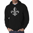 Black XXXL LYRICS TO WHEN THE SAINTS GO MARCHING IN - Men's Word Art Hooded Sweatshirt