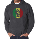 Gray Small Get Up Stand Up - Men's Word Art Hooded Sweatshirt