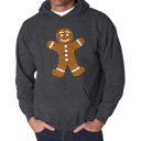  Gingerbread - Men's Word Art Hooded Sweatshirt