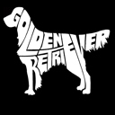  Golden Retreiver - Men's Word Art Hooded Sweatshirt
