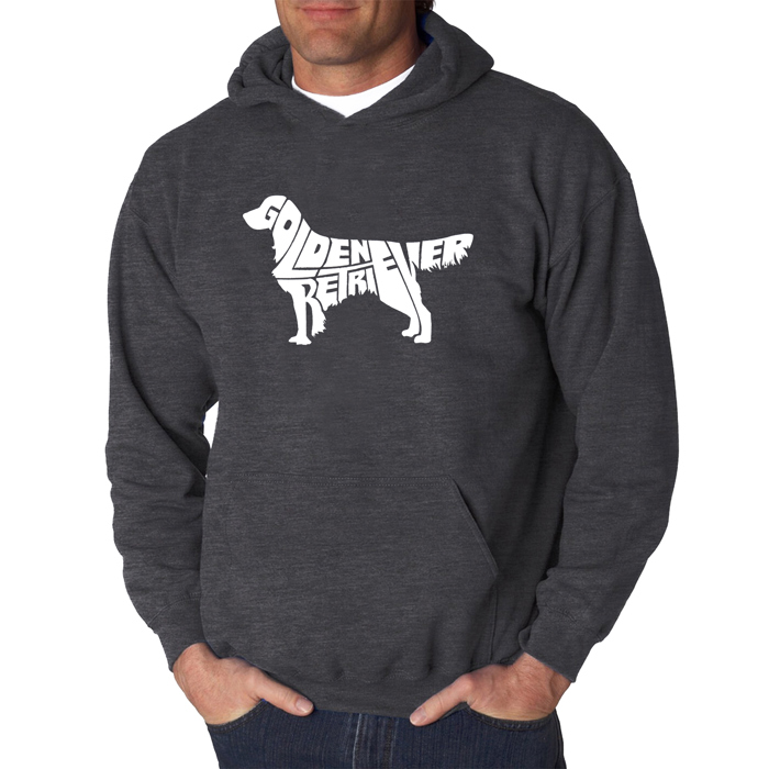 Golden Retreiver - Men's Word Art Hooded Sweatshirt