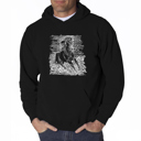 Black Large POPULAR HORSE BREEDS - Men's Word Art Hooded Sweatshirt