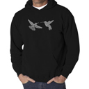  Hummingbirds - Men's Word Art Hooded Sweatshirt