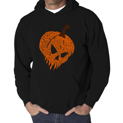 Evil Pumpkin - Men's Word Art Hooded Sweatshirt