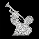  All Time Jazz Songs - Mens Word Art Hooded Sweatshirt