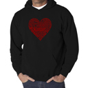  Love Yourself - Men's Word Art Hooded Sweatshirt