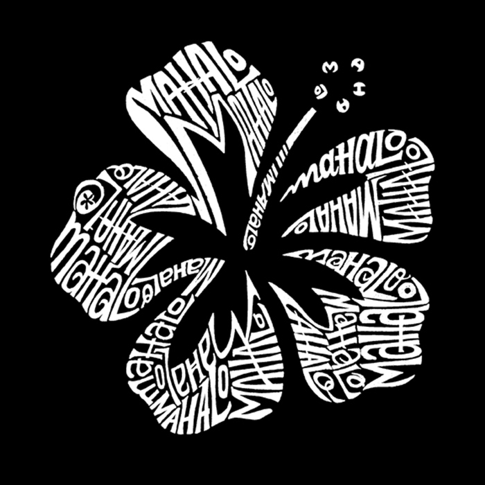 Mahalo - Men's Word Art Hooded Sweatshirt