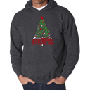Gray Medium Have Yourself A Merry Little Christmas - Men's Word Art Hooded Sweatshirt