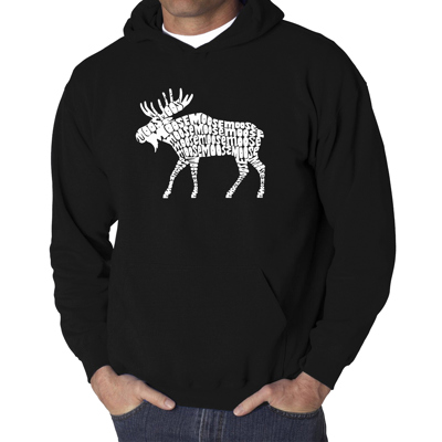 Moose - Men's Word Art Hooded Sweatshirt