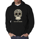 Black XXL Dia De Los Muertos - Men's Word Art Hooded Sweatshirt